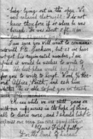 2nd page of Red Cross letter